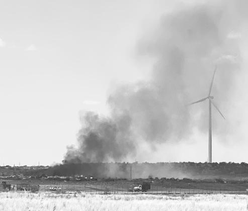 Local landfill catches fire
