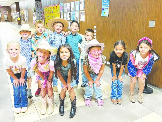 Greenwood Elementary students have been participating in dress-up days this week for homecoming spirit week. Tuesday was Western Day, and these young Rangers showed their school spirit with cowboy hats and boots.