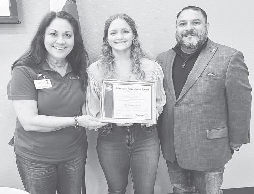 Greenwood High School’s Annalea Whitaker was named Student of the Week