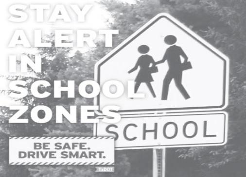 School is about to begin, time to slow down in school zones and watch out for buses