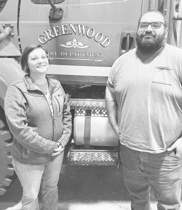 The Greenwood Fire Department would like to introduce two new Members. Jeanny Moore and Kyle Hollingsworth. Jeanny has been through the Midland College Fire Academy and is a Emt. Kyle was a Volunteer Fire fighter in Loving NM. Monument NM and Mason Tx. Welcome aboard Folks.