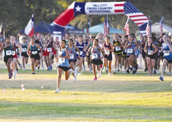 Greenwood’s Maili Ruiz jumped out to an early lead and flew to a first place finish.