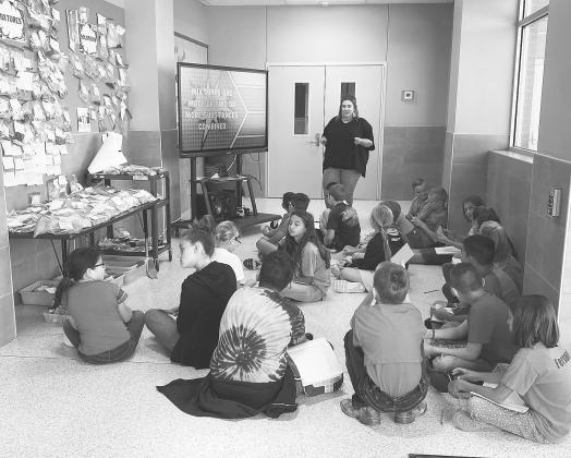 Greenwood Intermediate student learn about Mixtures and Solutions by playing Fact or Fib.