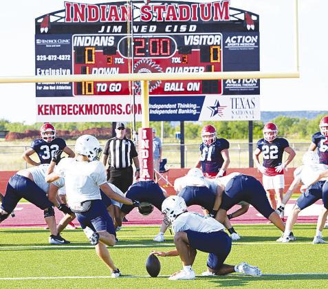 Greenwood Shows Grit in Scrimmage Against Jim Ned