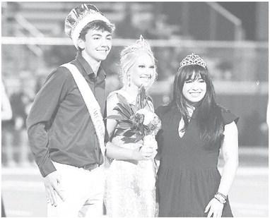 Presley Watzl and J Kaden Green were crowned the 2023 Greenwood Homecoming Queen and King last week at Purser Field.