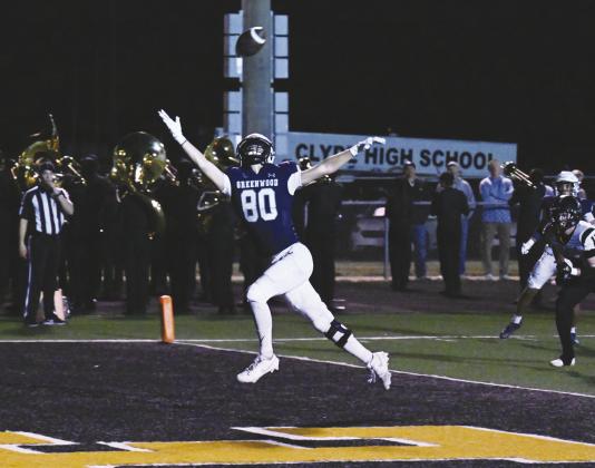 Greenwood destroyed Eagle Mountain 58-13 to win the Class4A DII Area championship.