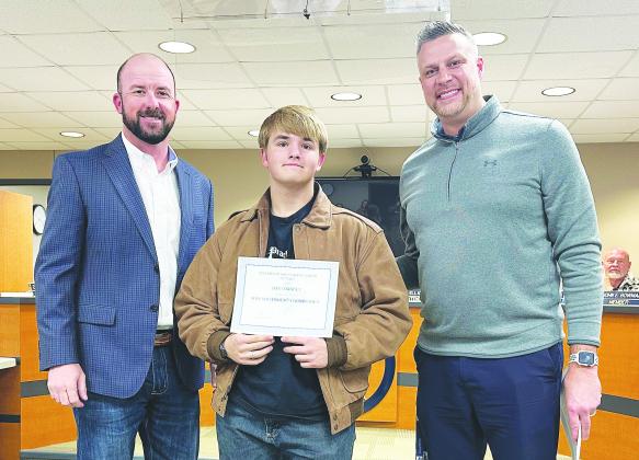 Superintendent's Honor Roll, 3rd Six Weeks Greenwood High School. 9th Grade: Dax Cornett