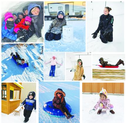 Greenwood kids made the most of rare snowfall over the weekend and into Monday, sledding, building snowmen and playing outside. Thanks to parents who shared photos with the Greenwood Ranger on Facebook.