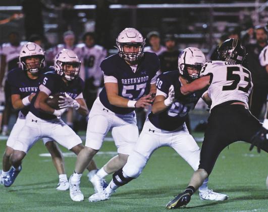 The Ranger’s offensive line opened some big holes Friday night leading to 336 rushing yards, six touchdowns, and a 58-13 Area Round victory.