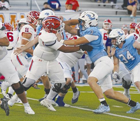 Greenwood’s defense played a sensational game holding Central’s high powered offense to just three touchdowns, the Bobcats lowest of the season. photo by Graycee Underhill
