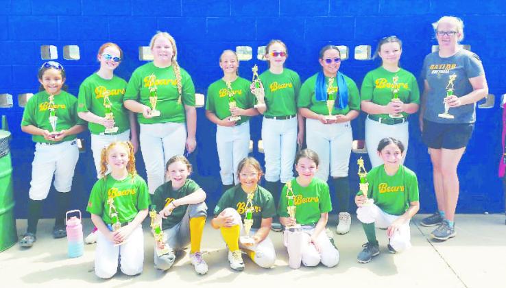 2024 Lizard Classic at MUGS April 13th&amp;14th Bears played 6 games with a record of 4-2, taking home 3rd Place Greenwood USA Softball 10U Bears Back row, left to right: Sophia Rodriguez, Farrah Stewart, Ashtyn Harris, Infinity Lay, Brynlee Abbott, Yadilene Cortez, Adley Rainer and Coach Candis Abbott Front row: Kyleigh Holley, Averi Matthews, Kendralina Bustamante, Aspen Duhon, Eiza Rodriguez