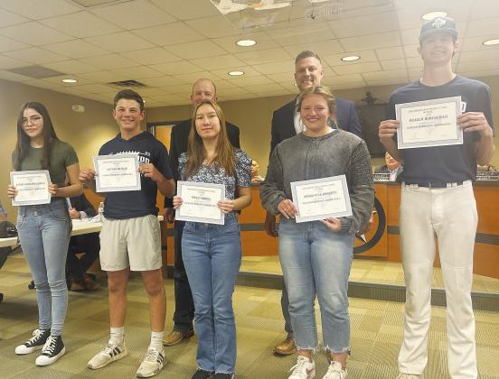 Superintendent's Honor Roll for the 3rd and 4th Six Weeks. Pictured are: 9th Grade Keren Gandara Garcia, 9th Grade Sutton Medlin, 10th Grade Molly Rooks, 11th Grade Abbagayle Roberts, and 12th Grade Reagen Burchfield. Not pictured are 10th Grade Aileny Miranda Ricero, 11th Grade Tatum Bales, and 12th Grade Presley Watzl.