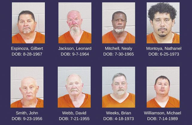 Eight Arrested in Midland County Sex Offender Compliance Operation