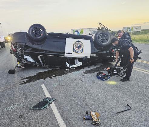 Midland officer involved in accident on HWY 349