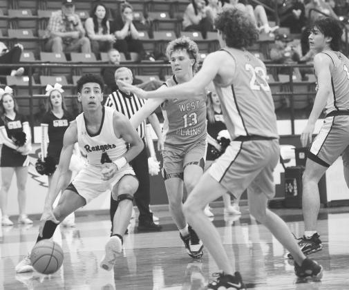 Greenwood’s Tatum Pierce scored 13 points to help the Ranger rally from a 12 point deficit and defeat the Canyon West Plains Wolves in the Class AAAA Bi-District Championship game at Frenship High School in Wolforth on Tuesday.