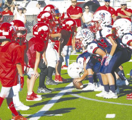 The Greenwood Outlaws and the Stanton Buffaloes scrimmaged last weekend in preparation for the new season.