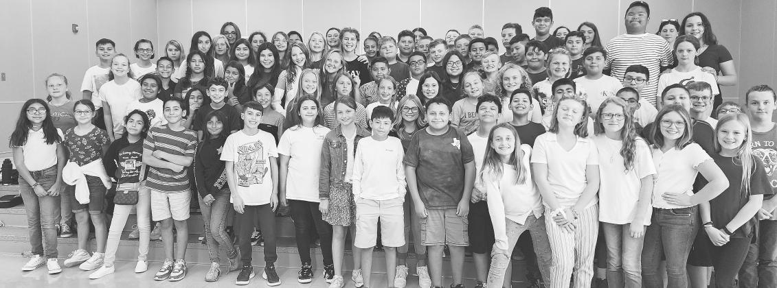 Students from James R. Brooks sixth grade sending thoughts and prayers to Uvalde.