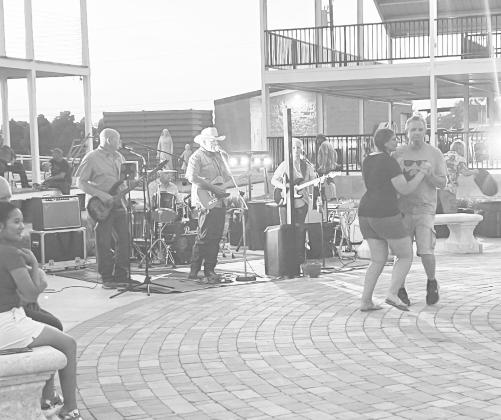 The 1884 Plaza hosted its first ever Concert on the Lawn as part of the Fourth of July celebration. Tristan Graves kicked off the concert followed by the headliner The HonkyTonk Posse.