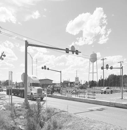 Road work is underway at the intersection of BI-20 and SH 137.
