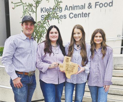 Greenwood High School Livestock Judging Team Finishes 6th at State FFA Contest
