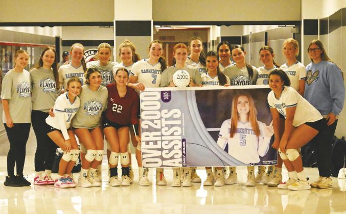 Jones collects 2,000 assists, Greenwood volleyball celebrates All-District honors