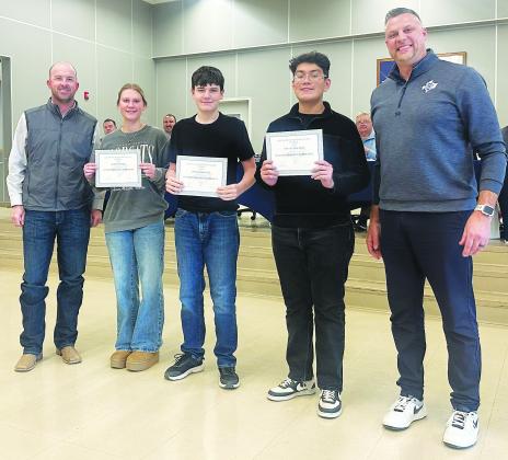 High school students recognized 