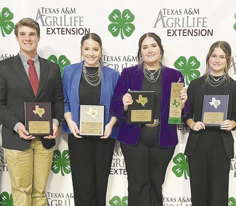 Greenwood seniors qualify for National 4-H competition