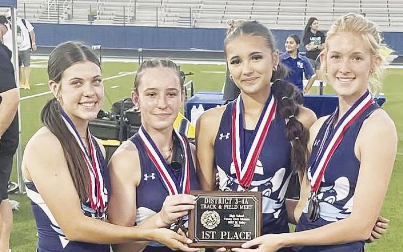 The Greenwood Rangeretts 4x400 ran a 3:55.71, set a new school record, and put down a time that has them sitting with the fastest 4A teams in the state. Andree Baer, Addyson Adame, Jazlyn Sigalas, and Kealani Weeks look to improve on that time at Area.