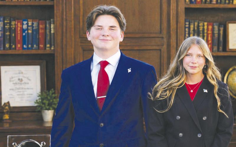 Greenwood debate students Weston Cummings and Lindsey White recently received the Academic All-American Award from the National Speech and Debate Association, an honor awarded to fewer than 1-2% of the organization’s more than 140,000 student members each year. The award recognizes students who demonstrate excellence in academics, competitive speech and debate, leadership, and community service.