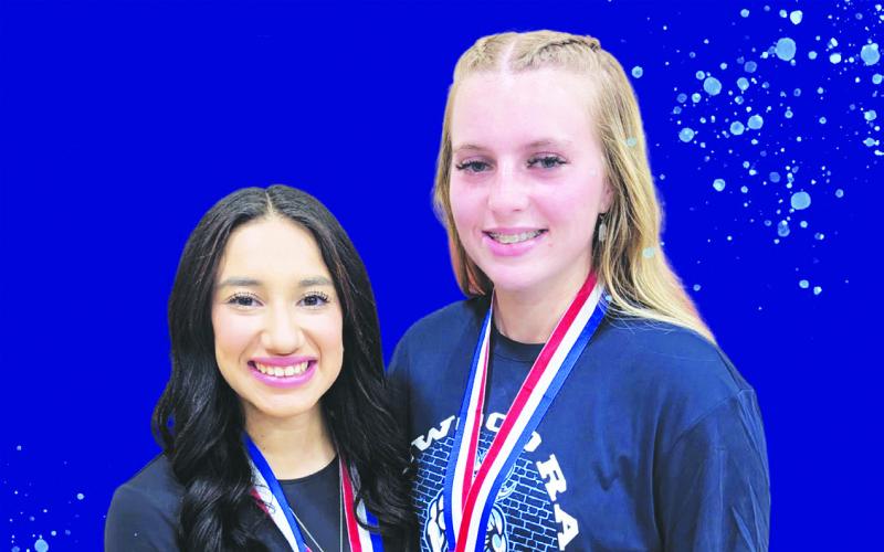 Mari Barrera and Chloe Monk are heading to the state powerlifting meet after finishing first and second respectively at regionals.