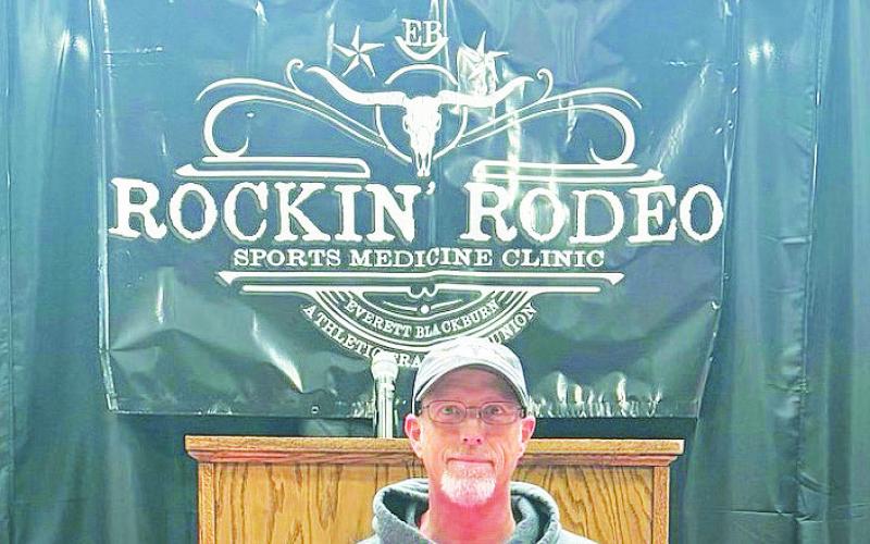 Brad Brown, Greenwood ISD’s head athletic trainer, has served in the role for 19 years. He recently received the Jim Campbell Earn Your Spurs Award at Howard College in Big Spring.