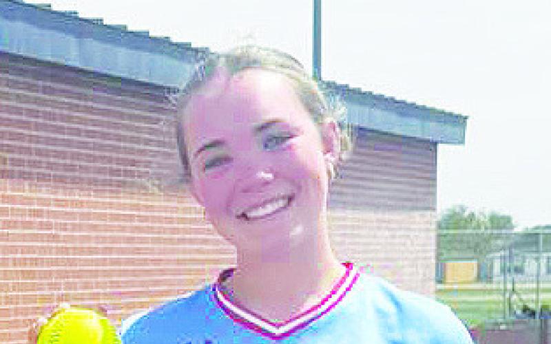 Lexi Stewart blasted a solo home run in the Bi-District game against Dumas.
