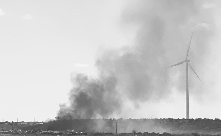 Local landfill catches fire