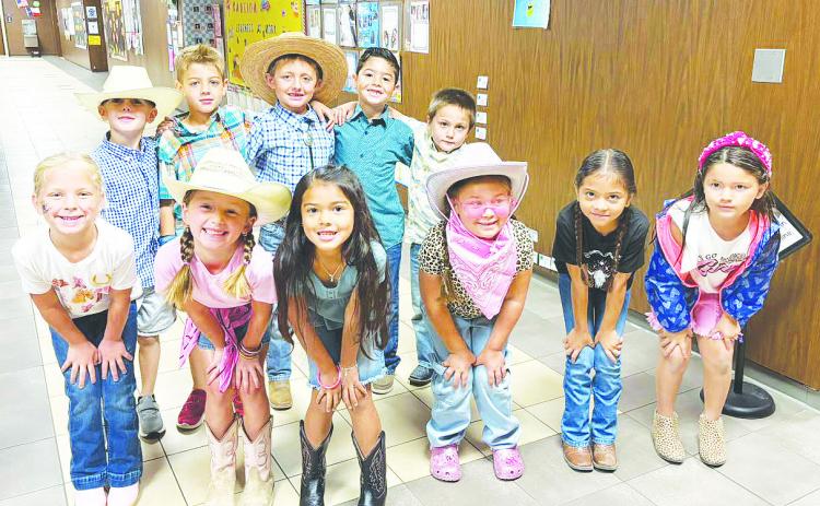 Greenwood Elementary students have been participating in dress-up days this week for homecoming spirit week. Tuesday was Western Day, and these young Rangers showed their school spirit with cowboy hats and boots.