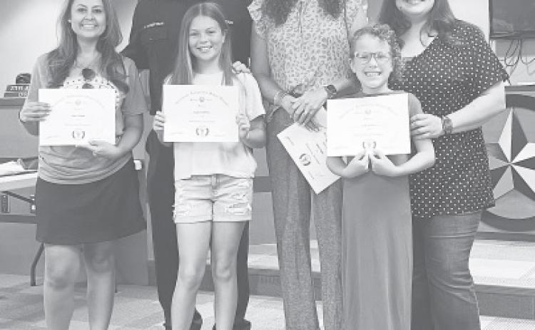Honored at the recent Greenwood ISD