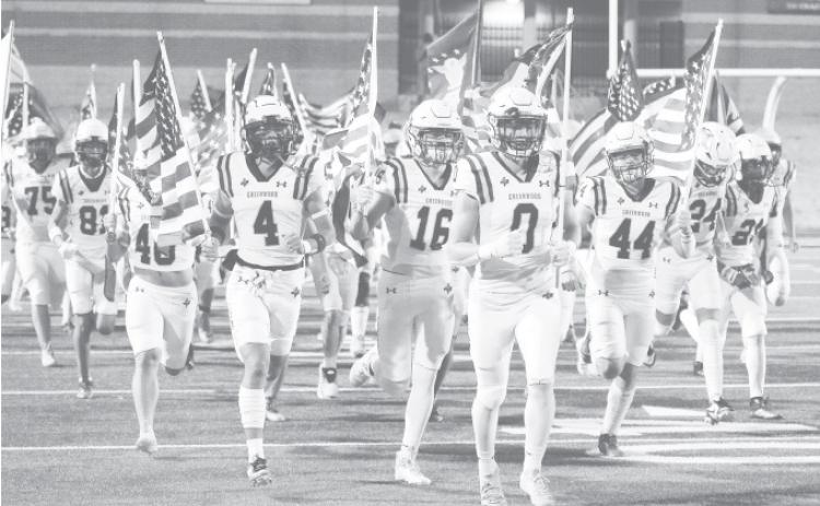 The Greenwood Rangers took the field with pride Friday night for the Class 4A Bi-District contest against Glen Rose at Shotwell Stadium in Abilene.