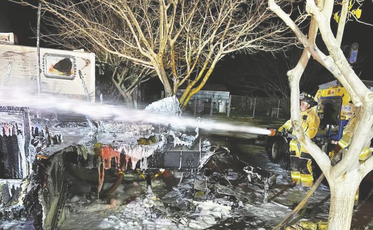 The Greenwood Volunteer Fire Department had 401 calls for service in 2023. Already in 2024 the department, along with the Midland TX Fire Department, have responded to two separate RV fire.