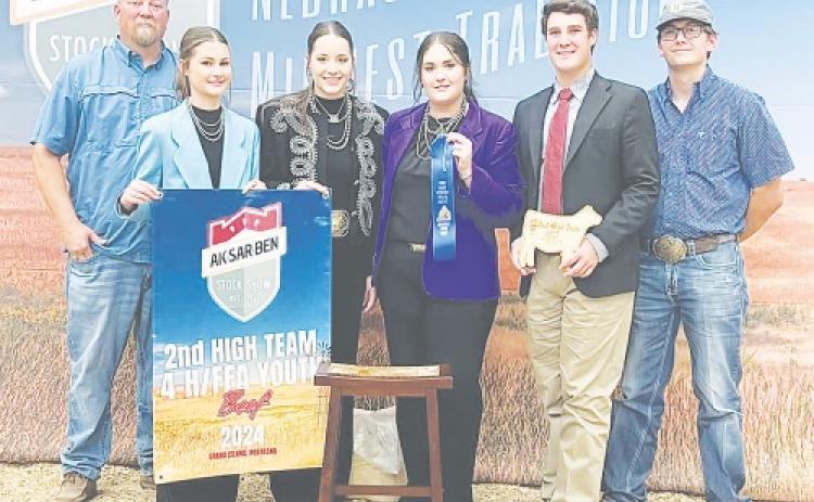 Livestock judging coach Brent Hoover