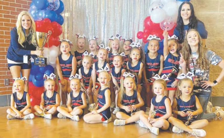 Outlaw Cheer teams competed in the annual P5SL