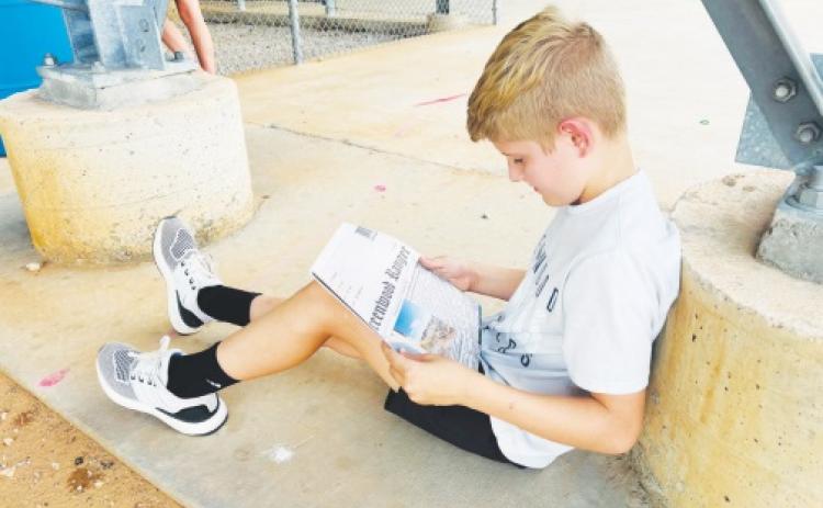 Fifth grader Max Ledford