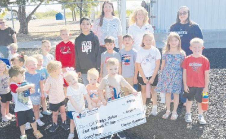 Children at Lil’ Ranger Nation, Greenwood ISD’s day care
