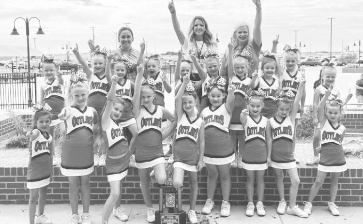 Greenwood Outlaw Flag and Freshman Cheer won their ASC Cheer Competitions