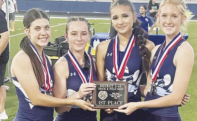 The Greenwood Rangeretts 4x400 ran a 3:55.71, set a new school record, and put down a time that has them sitting with the fastest 4A teams in the state. Andree Baer, Addyson Adame, Jazlyn Sigalas, and Kealani Weeks look to improve on that time at Area.