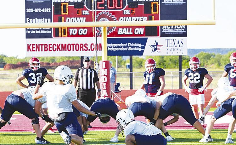 Greenwood Shows Grit in Scrimmage Against Jim Ned