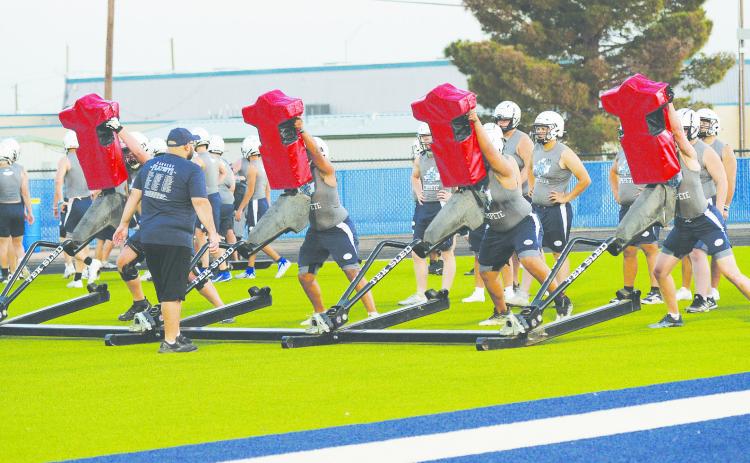 The Greenwood Rangers were on the field Monday morning for the first practices of the 2024 season. Coach Bryan Hill had 130 players report for the first day with the potential for some more in the coming weeks as school starts.