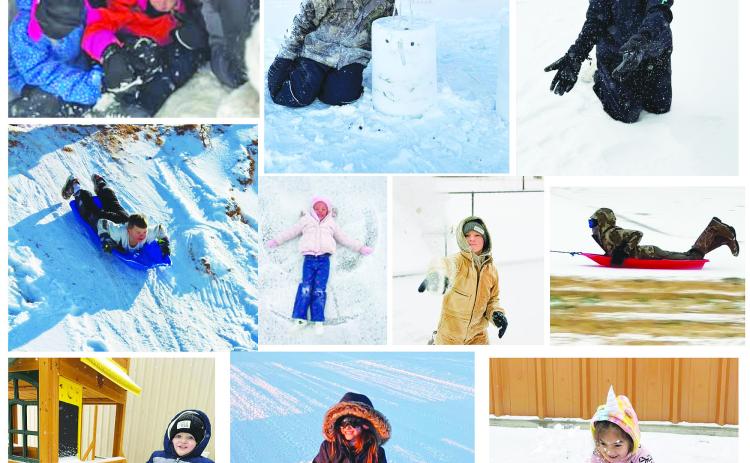 Greenwood kids made the most of rare snowfall over the weekend and into Monday, sledding, building snowmen and playing outside. Thanks to parents who shared photos with the Greenwood Ranger on Facebook.