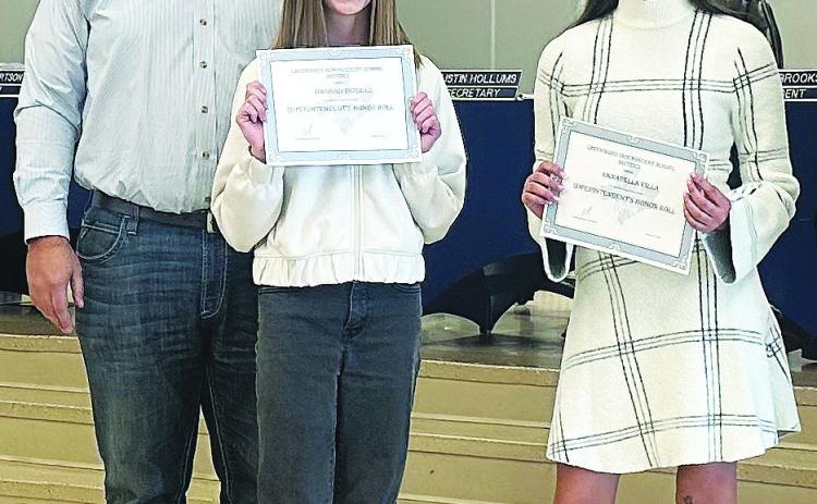 Honored for their academic excellence