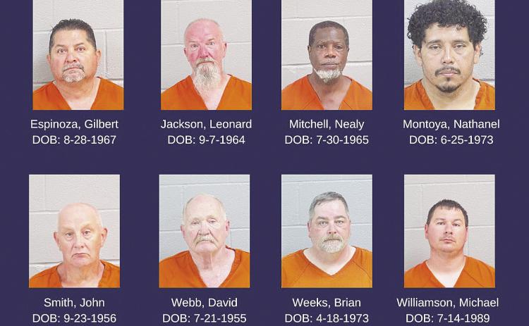 Eight Arrested in Midland County Sex Offender Compliance Operation