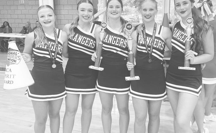 Greenwood’s junior varsity and varsity cheerleaders