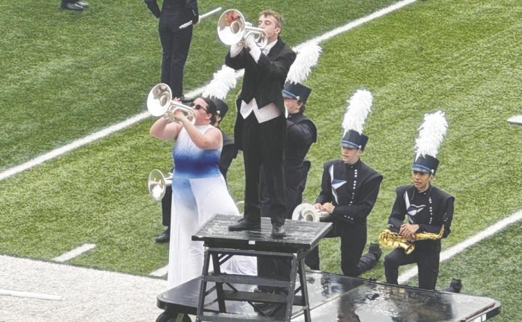 The Ranger Band took 9th place this past Saturday at the regional competition in Amarillo, where they faced off against 16 other bands. Despite rain and lightning throughout the day, the event wasn’t canceled but it was delayed for a few hours. Photo courtesy, Mindy Cummings